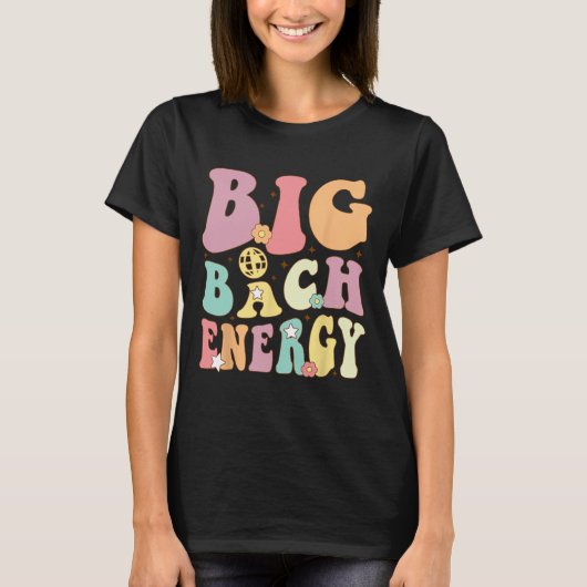 ビッグ・バッハ・エナジー・ブライド花嫁Groovy Bacheret Tシャツ (正面)