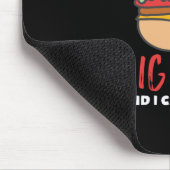 ビッグ・バンズバーガーおもしろいとファーストフード・パンが好き マウスパッド (コーナー)