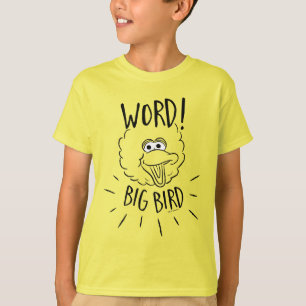 ビッグ・バードスケートロゴ – Word!ビッグ・バード Tシャツ