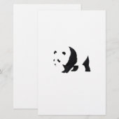 ビッグ・パンダ・ベア 便箋 (正面/裏面)