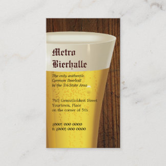 ビッグ・ビール・ビジネス・カード 名刺