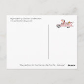 ビッグ・ピザパイ葉書by April McCalum ポストカード (裏面)