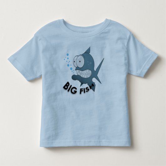 ビッグ・フィッシュ – Toddler 素晴らし Jersey T-Shirt トドラーTシャツ (正面)