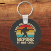 ビッグ・フットになる前から社会的に距離を置カッコいいいていた キーホルダー (正面)