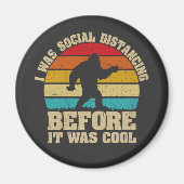 ビッグ・フットになる前から社会的に距離を置カッコいいいていた マグネット (正面)