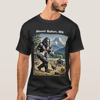 ビッグ・フット泥棒チキン Tシャツ