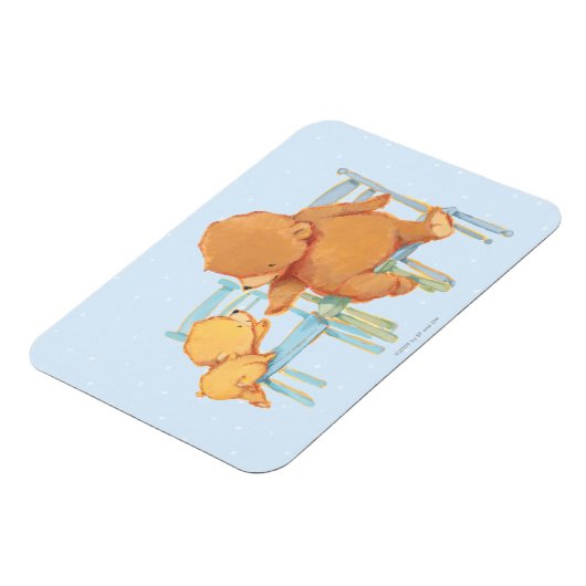 ビッグ・ブラウン救済ベア・リトル・イエローベア マグネット (左側)