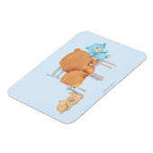 ビッグ・ブラウン・ベア、Calico、フロッピー・共有2つの椅子 マグネット (左側)