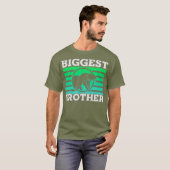 ビッグ・ブラザーは恐竜の贈り物の子供を最大にする Tシャツ (正面フル)