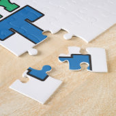 ビッグ・ブラザーズはベリ最高のー- Blueberry Pun ジグソーパズル (側面)