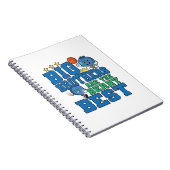 ビッグ・ブラザーズはベリ最高のー- Blueberry Pun ノートブック (右側)