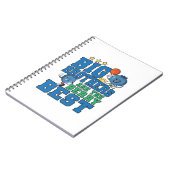 ビッグ・ブラザーズはベリ最高のー- Blueberry Pun ノートブック (左側)