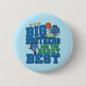 ビッグ・ブラザーズはベリ最高のー- Blueberry Pun 缶バッジ (正面)