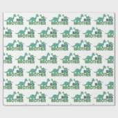 ビッグ・ブラザー恐竜の子供の男の子ディノス ラッピングペーパー (フラット)