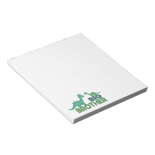 ビッグ・ブラザー恐竜の漫画の動物の兄弟姉妹 ノートパッド (アングル)