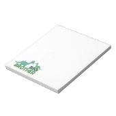 ビッグ・ブラザー恐竜の漫画の動物の兄弟姉妹 ノートパッド (回転)