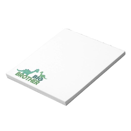 ビッグ・ブラザー恐竜の漫画の動物の兄弟姉妹 ノートパッド (回転)