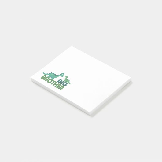 ビッグ・ブラザー恐竜の漫画の動物の兄弟姉妹 ポストイット (アングル)