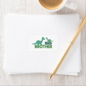 ビッグ・ブラザー恐竜の漫画の動物の兄弟姉妹 ラベル (インサイチュ)