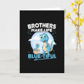 ビッグ・ブラザー恐竜の美しい生活パン カード (黄色い花)