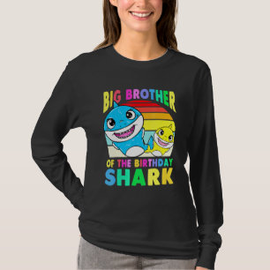ビッグ・ブラザー・オブ・ザ・誕生日・シャーク・ブロマッチングファム Tシャツ