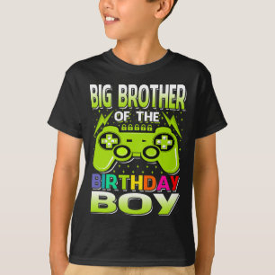 ビッグ・ブラザー・オブ・ザ・誕生日・ボーイ・マッチングビデオ・ゲーム Tシャツ