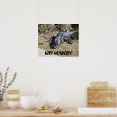 ビッグ・ブラック・アリゲーターポスター ポスター (キッチン)