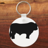 ビッグ・ブラック・アンガス・ブル キーホルダー (正面)
