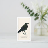 ビッグ・ブラック・クロウ・ビジネス・カード 名刺 (スタンド正面)