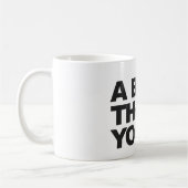 ビッグ・ブラック・サンキュー コーヒーマグカップ (左)