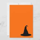 ビッグ・ブラック・ハロウィーン・ハット 招待状 (裏面)