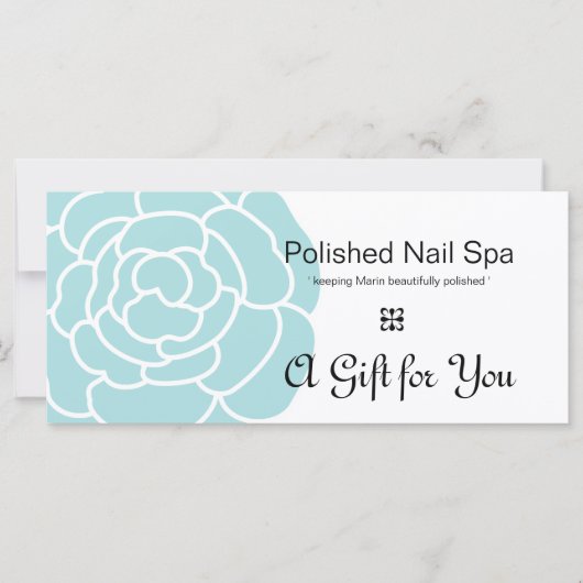 ビッグ・ブルー・フラワーギフト券2 (正面)