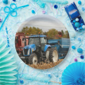 ビッグ・ブルー ペーパープレート (パーティー)