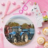 ビッグ・ブルー ペーパープレート (パーティー)