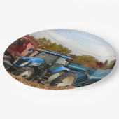 ビッグ・ブルー ペーパープレート (アングル)