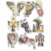 ビッグ・ヘアパウダー・ウィッグ・エドワードアービクトリアント シール (正面)