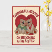 ビッグ・ベアの姉妹 カード (黄色い花)