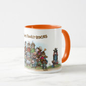 ビッグ・ベアの家族の岩2 マグカップ (正面右)