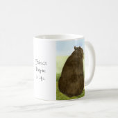 ビッグ・ベア少しバニーの友情のマグ コーヒーマグカップ (正面右)