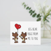 ビッグ・ベア・ハグ ポストカード (スタンド正面)