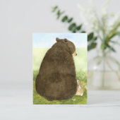 ビッグ・ベア&リトル・バニー葉書 ポストカード (スタンド正面)