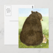 ビッグ・ベア&リトル・バニー葉書 ポストカード (正面/裏面)