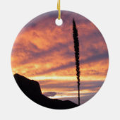 ビッグ・ベンド国立公園のオーナメント セラミックオーナメント (裏面)