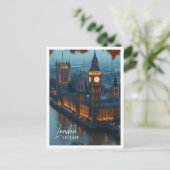 ビッグ・ベン・ハウスロンドンイングランド ポストカード (スタンド正面)