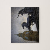 ビッグ・ベン – ボアディチャ像 – ロンドン8x10 - 110 pc ジグソーパズル (縦)