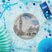 ビッグ・ベン、ロンドン、統一された王国 ペーパープレート (パーティー)