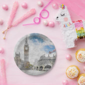 ビッグ・ベン、ロンドン、統一された王国 ペーパープレート (パーティー)