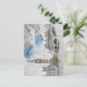 ビッグ・ベン、ロンドン、統一された王国 ポストカード (スタンド正面)