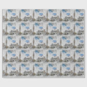 ビッグ・ベン、ロンドン、統一された王国 ラッピングペーパー (フラット)