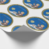 ビッグ・ベース漁師魚釣りオンザアイス ラッピングペーパー (角)